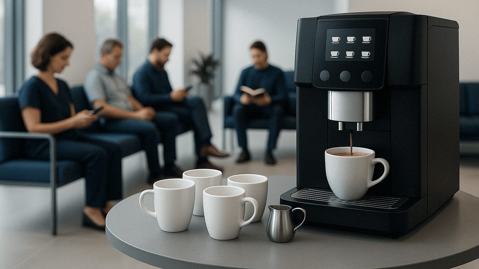 Kaffeemaschine Wartezimmer